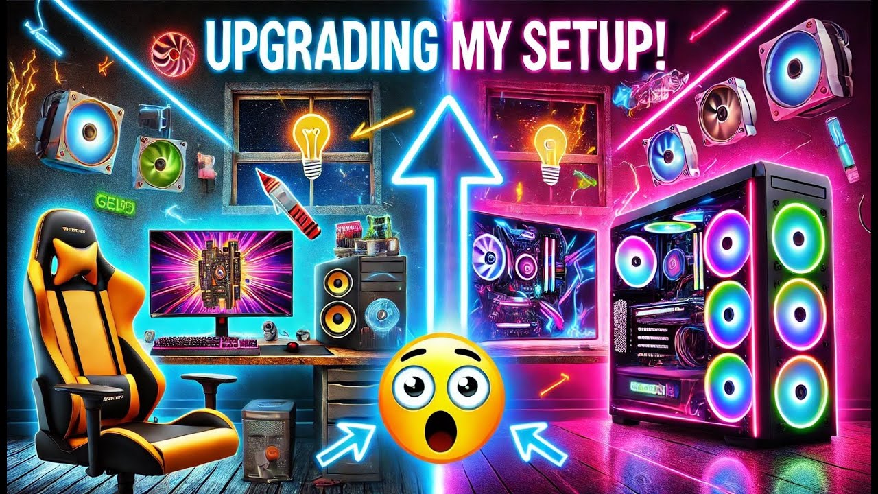 UPGRADING MY SETUP #SetupUpgrade #GamingSetup #TechUnboxing #GamingRoom #PCSetup #SetupTour