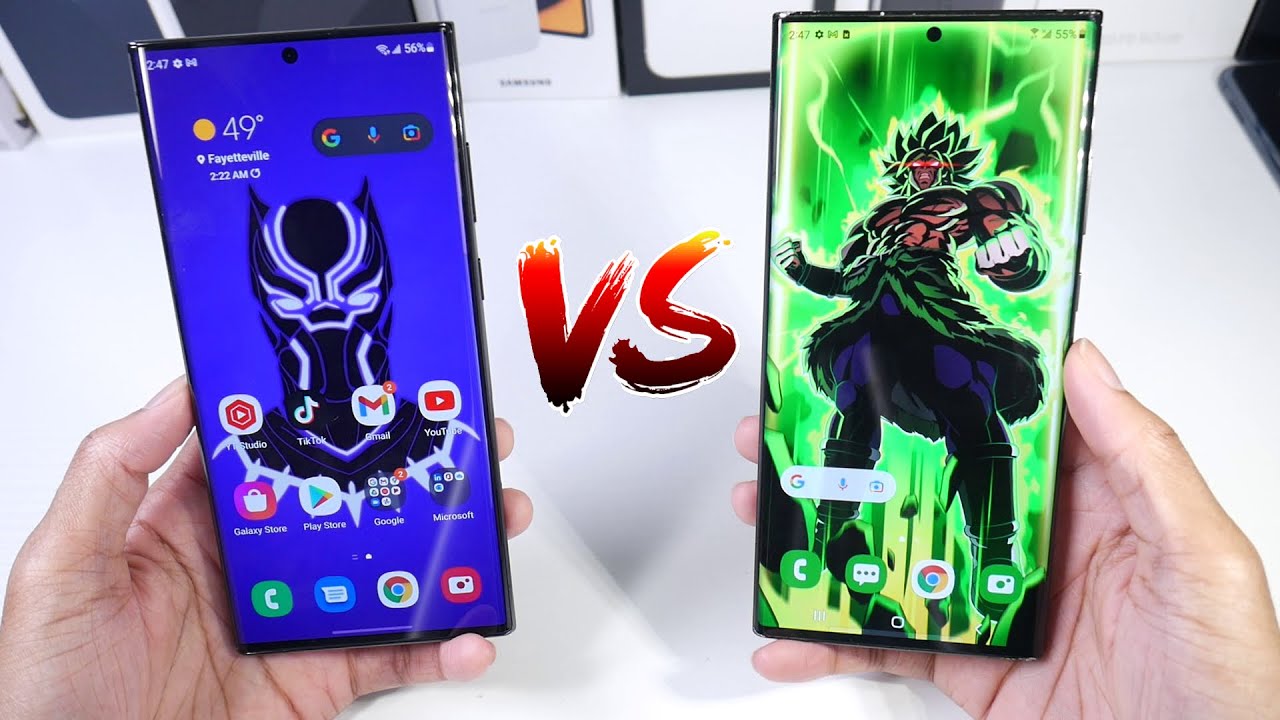 Samsung Galaxy S22 Ultra VS Samsung Note 20 Ultra (Cameras, Speed Test & Display)