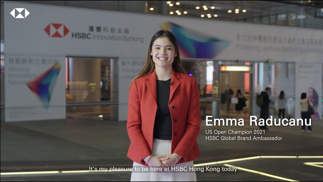 HSBC Innovation Banking: Emma Raducanu visits Hong Kong