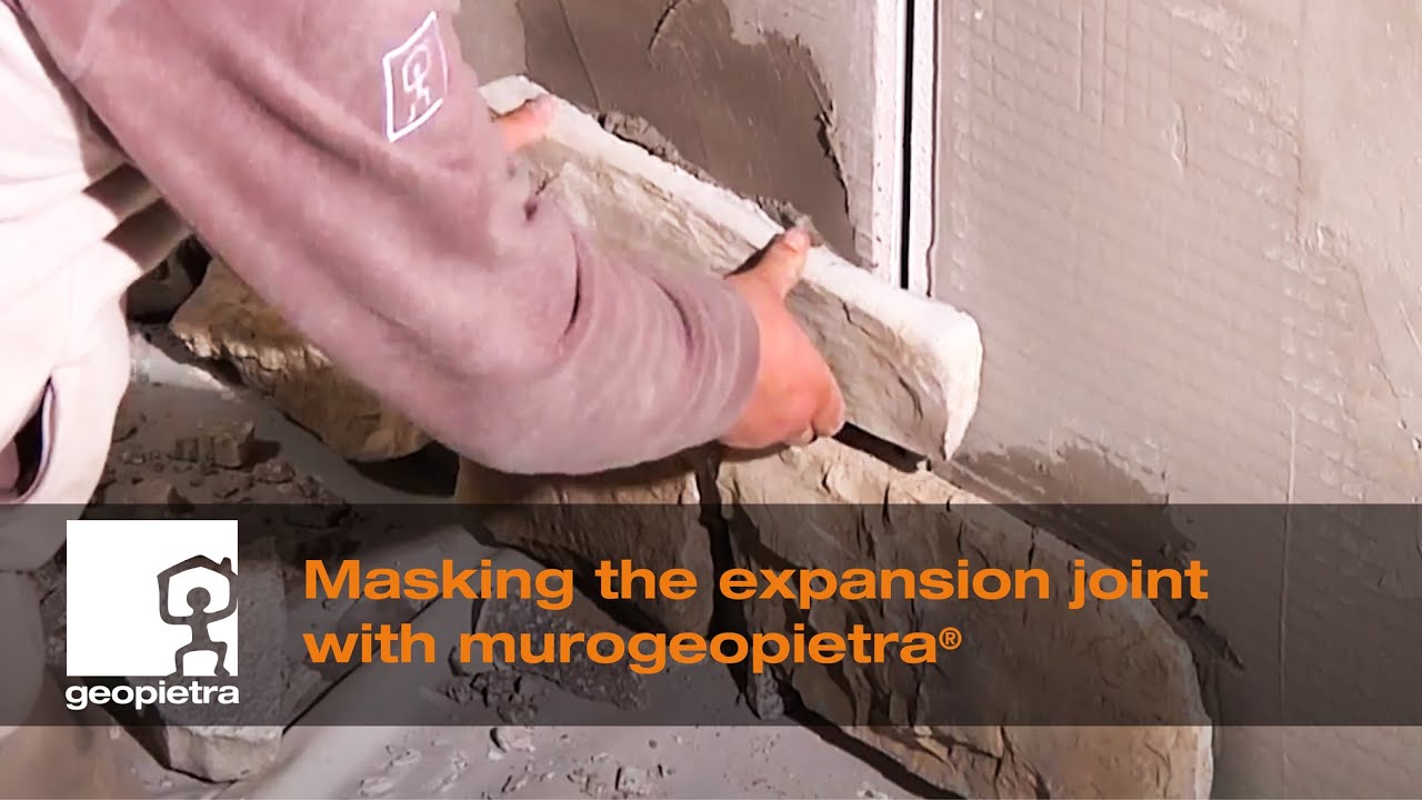 GEOPIETRA® - Masking the joint with manufactured stone - Official Video 🇬🇧
