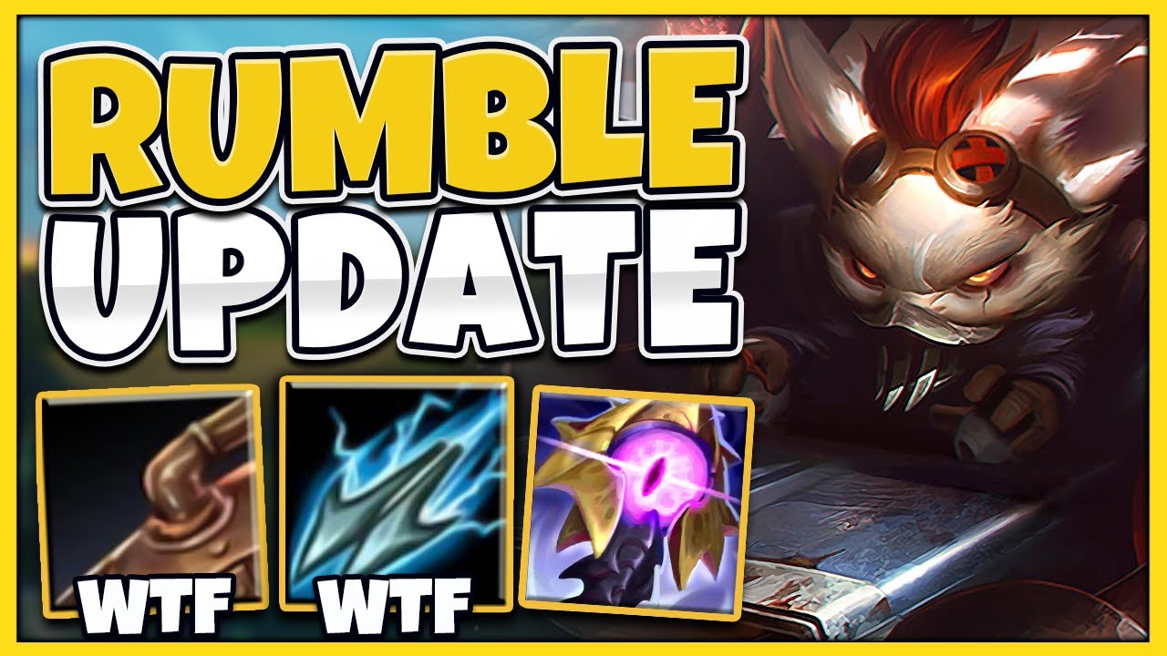 WTF WAS RIOT THINKING?! RUMBLE IS THE MOST BROKEN CHAMPION IN THE GAME NOW!!  - League of Legends