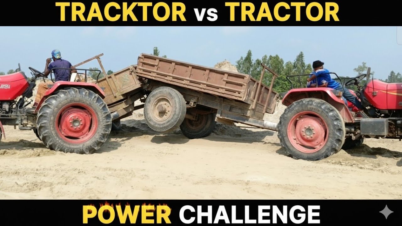  Super Car | Tractor vs Tractor game | Tracktor power  Challenge 