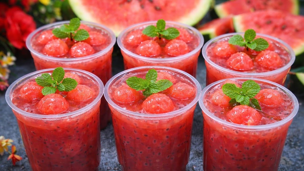 Ramzan Special Watermelon Ball Juice Recipe | Refreshing Tarbooz Juice for Iftar | Summer Drink