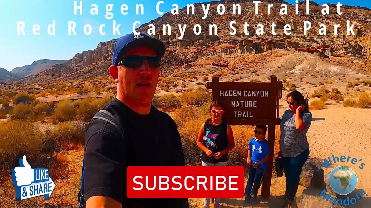 Hagen Canyon Trail Hiking ( Red Rock Canyon California State Park ) | Travel Vlog