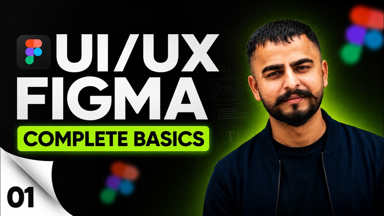 Master Figma Basics in One Video | Figma Tutorial For Beginners
