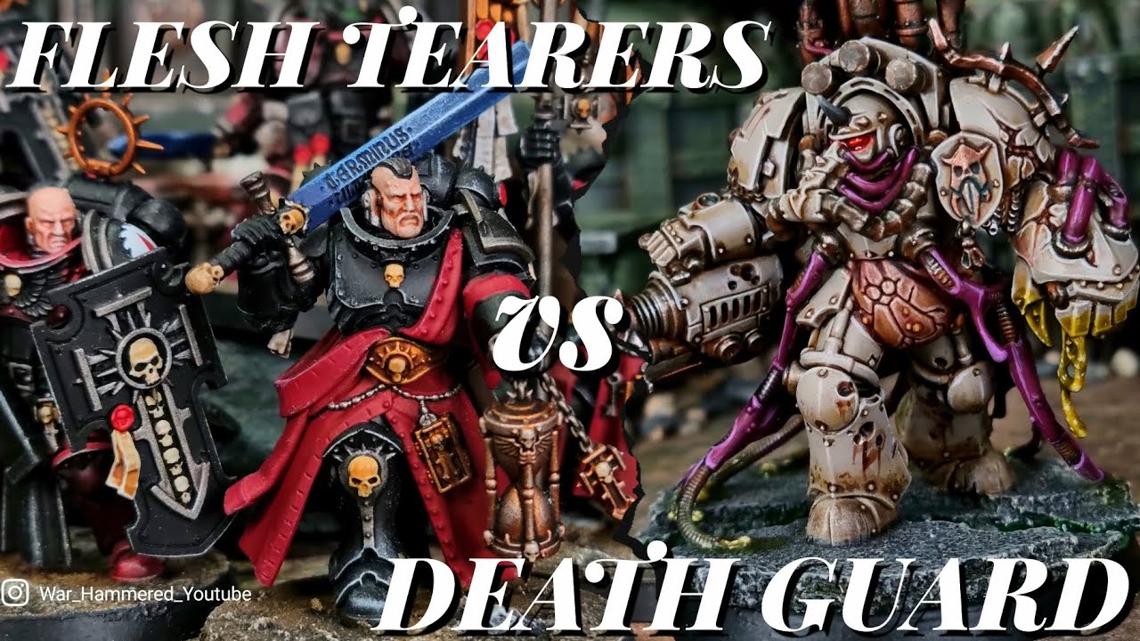 *New Death Guard Codex* Vs Blood Angels. 2,000 points Warhammer 40k Battle Report.