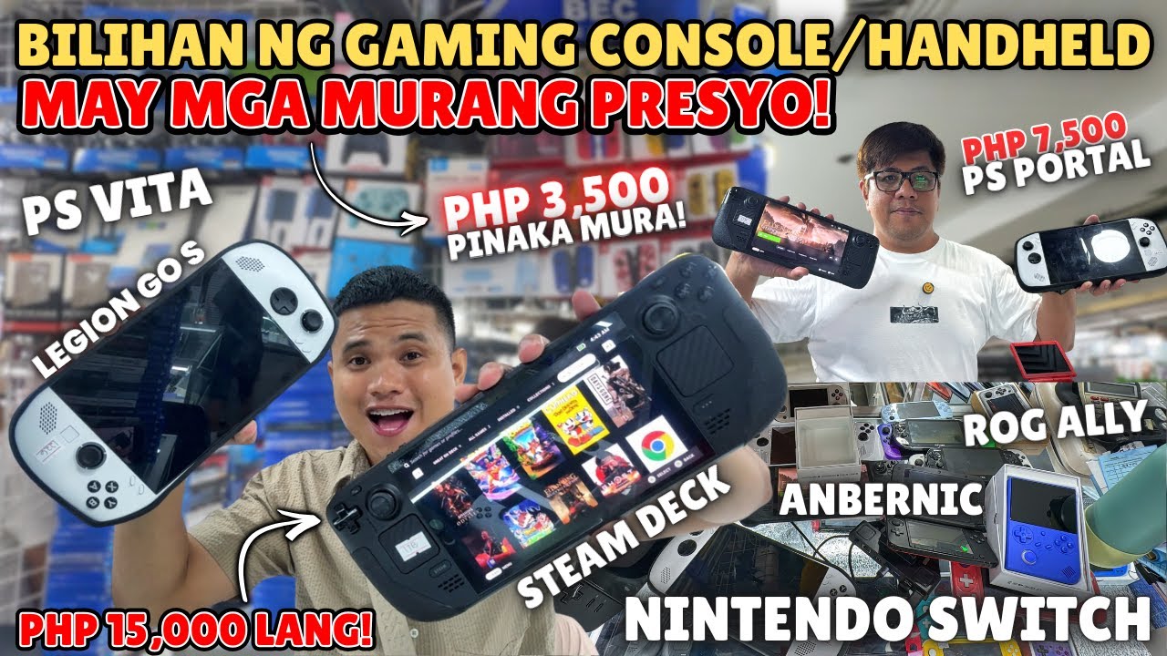 Presyong Murang GAMING Console/Handheld sa Greenhills, May BUDGET Mo Lang!