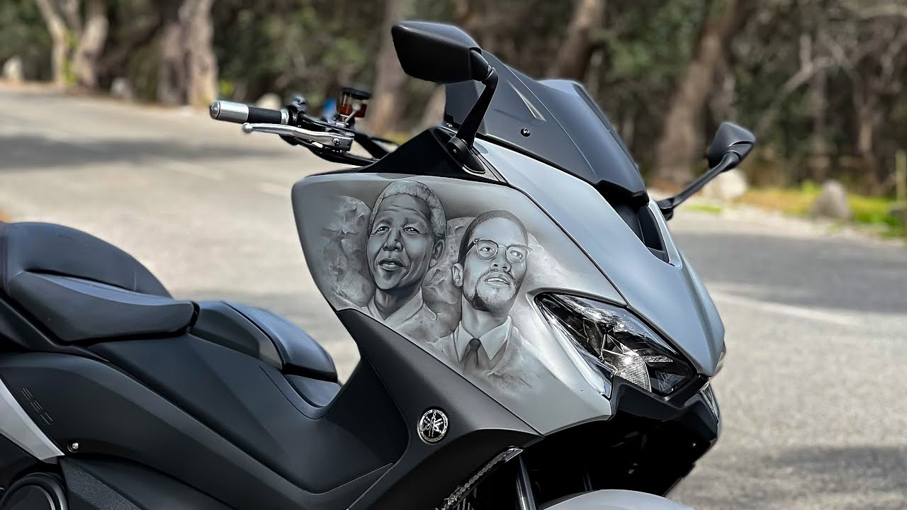 TMAX 560 TURBO #BLACKLIVESMATTER by ALOISI !