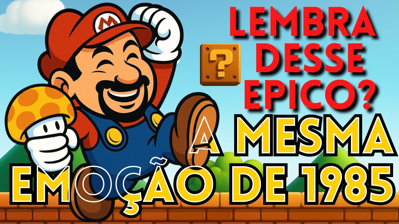 MARIO BROS 1985: O CLÁSSICO QUE NOS FEZ ENTENDER QUE NA VIDA, AS MOEDAS NÃO VEM FÁCEIS!
