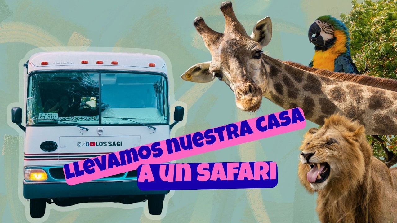 LLevamos nuestra casa al SAFARI y fue una EXPERIENCIA UNICA