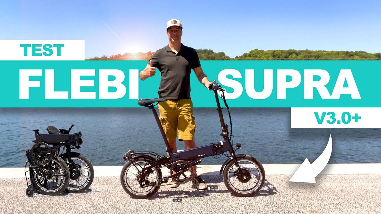 SUPRA 3.0 + de FLEBI 🚲, vélo électrique pliable (test, avis & review)