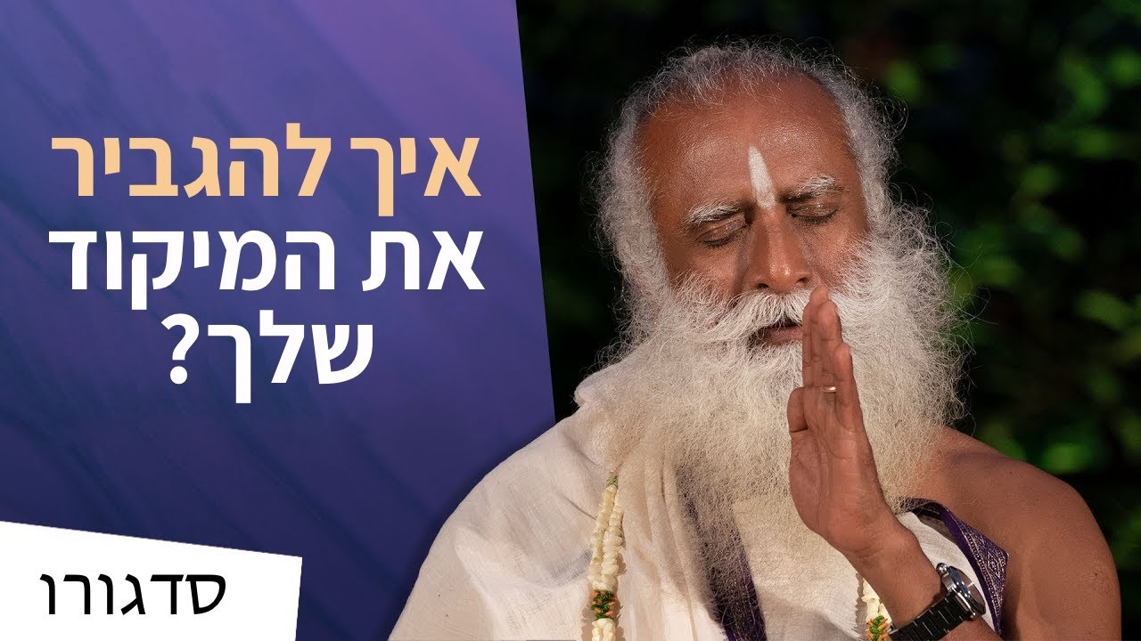 איך לשפר את המיקוד שלך? | סדגורו