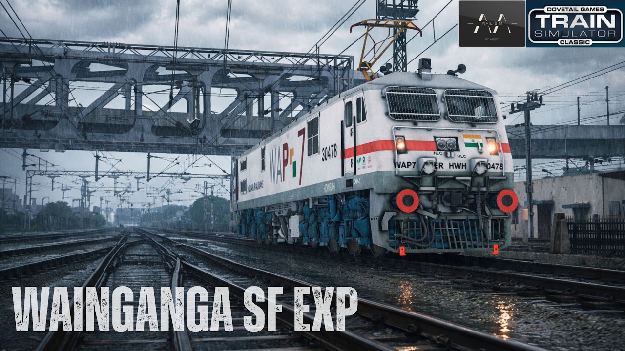 DIVERTED TROUGH SECUNDERABAD | 12251 WAINGANGA SF EXPRESS | (Part 2) Railworks TS #indianrailways