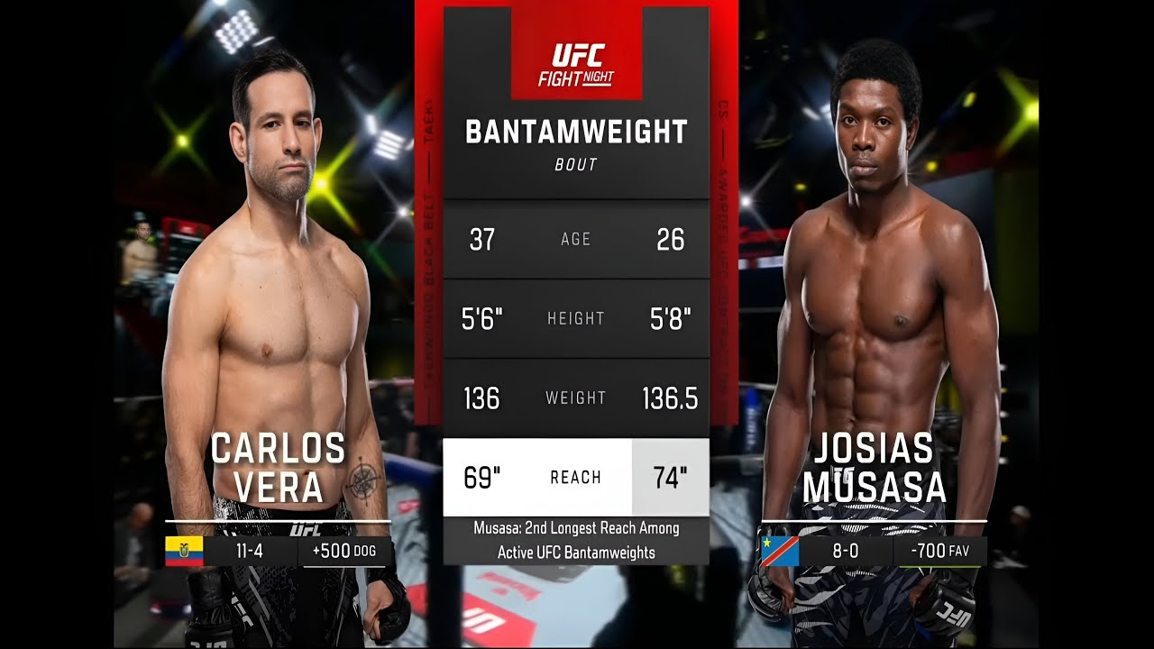 UFC #3 Carlos Vera vs Josias Musasa