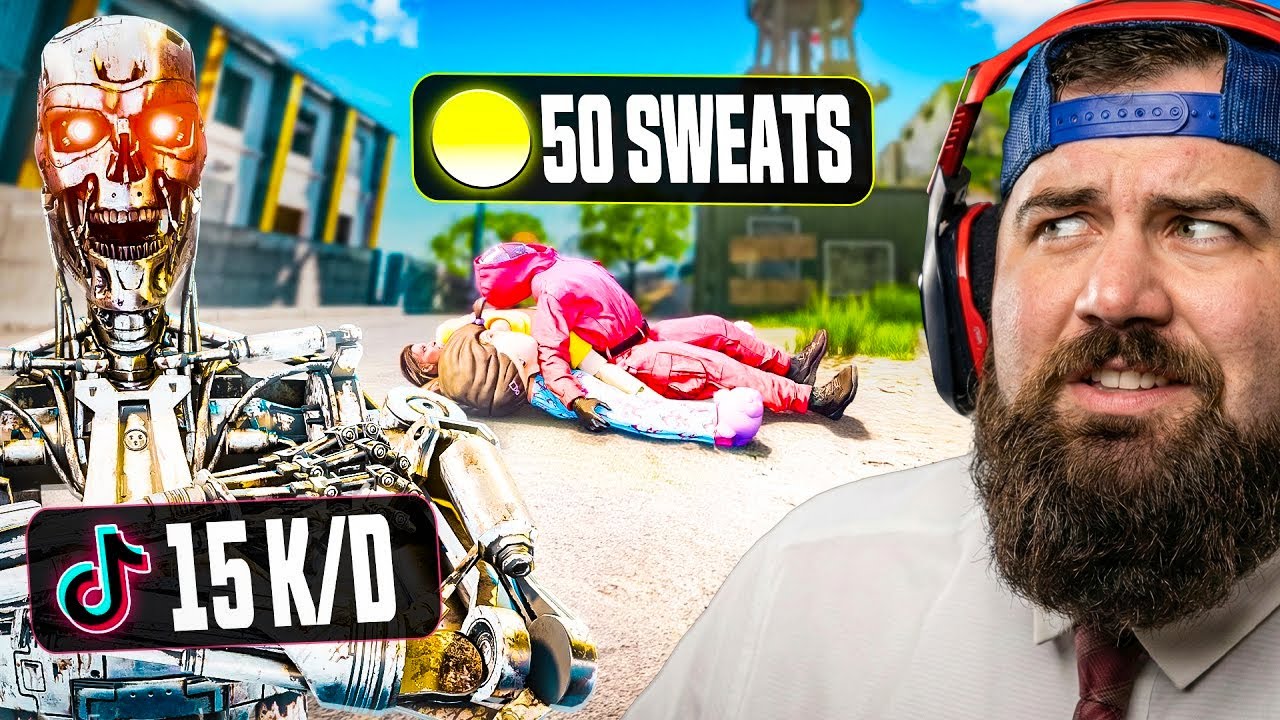 I Put a 15 K/D TikToker in a Lobby of SWEATS...