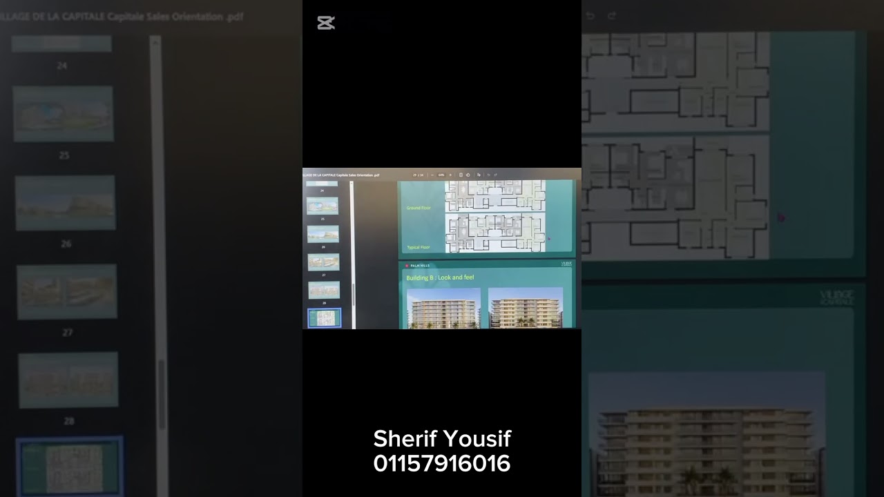 شرح مشروع Village de la capital من شركه Palm Hills بال R4 بالعاصمه