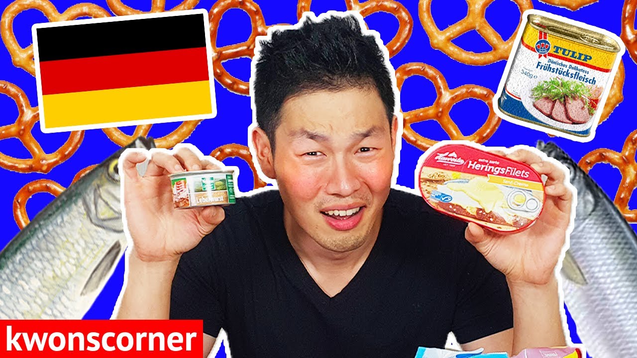 Korean Tries German Snacks (And Throws Up On The Table)