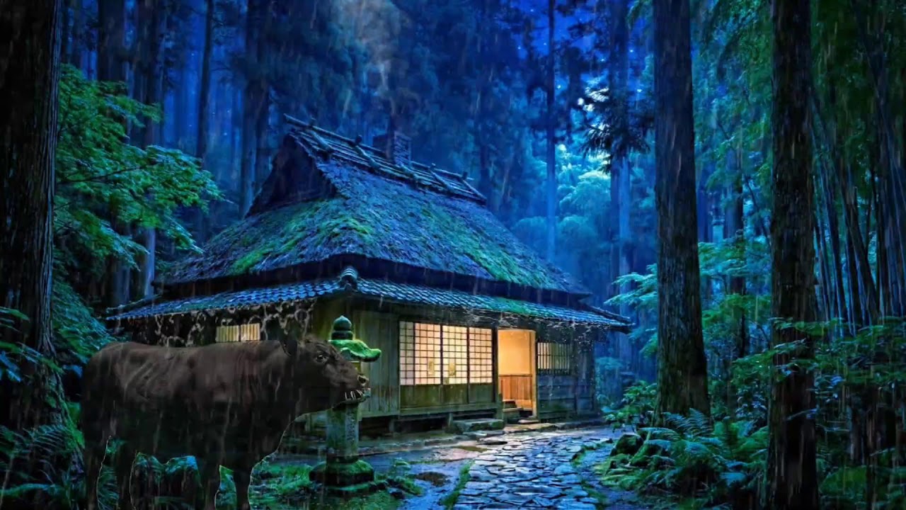 Sleep Fast & Deep in 3 Minutes 🪵🌧️ Cozy Cabin Rain | Calm Night Sleep Sounds