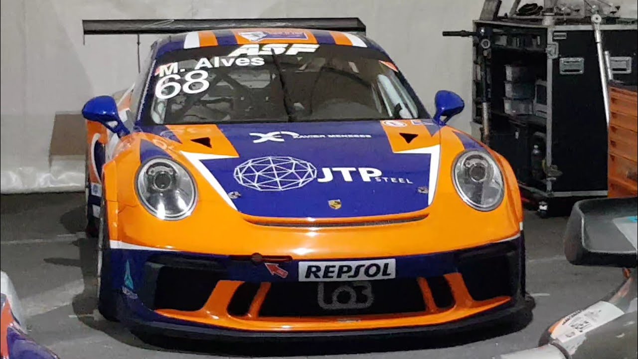 Competition cars at paddock. 53rd Vila Real International Circuit. Portugal. 2024-06-27