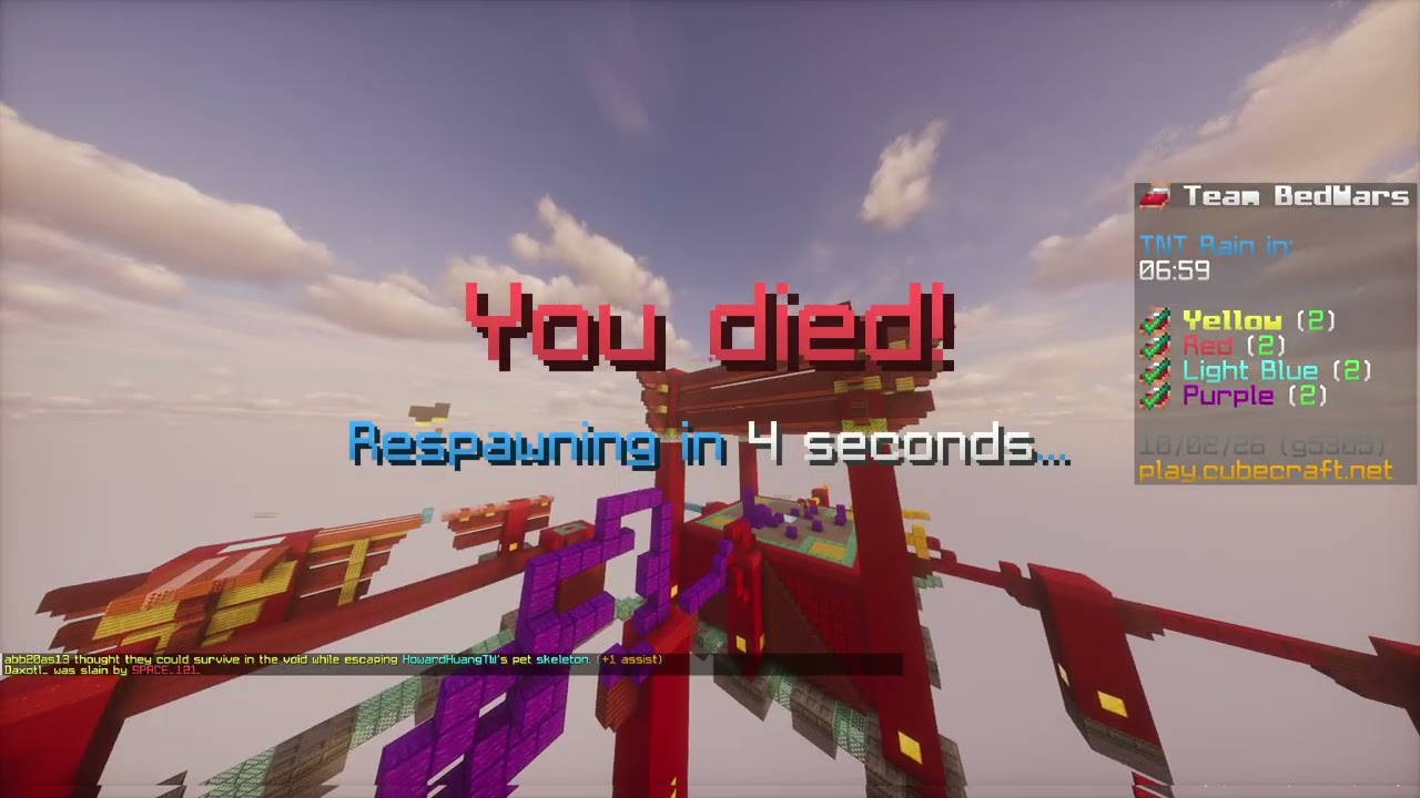 Bed wars game play
