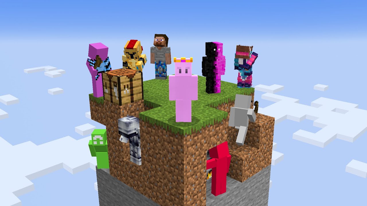 I Put 10 YouTubers in One Minecraft Chunk