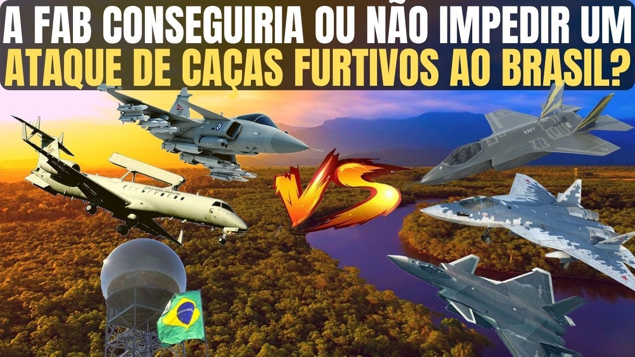 A Força Aérea Brasileira conseguiria ou não impedir um ataque de caças furtivos sobre a Amazônia?
