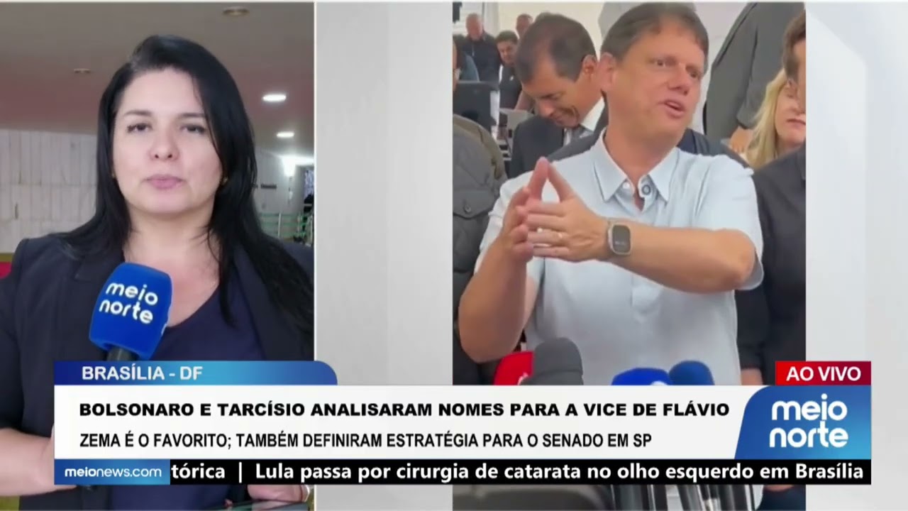 Zema surge como favorito para vice de Flávio após reunião entre Bolsonaro e Tarcísio | Agora Brasil
