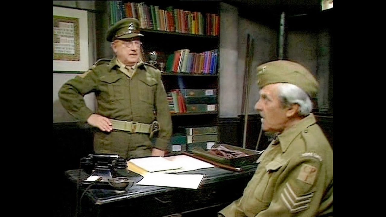Dad's Army - Face on The Poster - ... you could be taken for one of those nancy boys!...