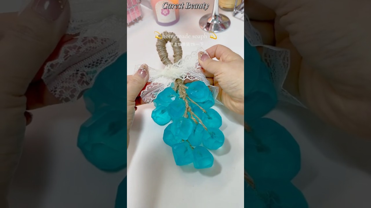 ASMR | 🎧Мыло с эфирным маслом винограда своими руками (простой вариант)🧊 