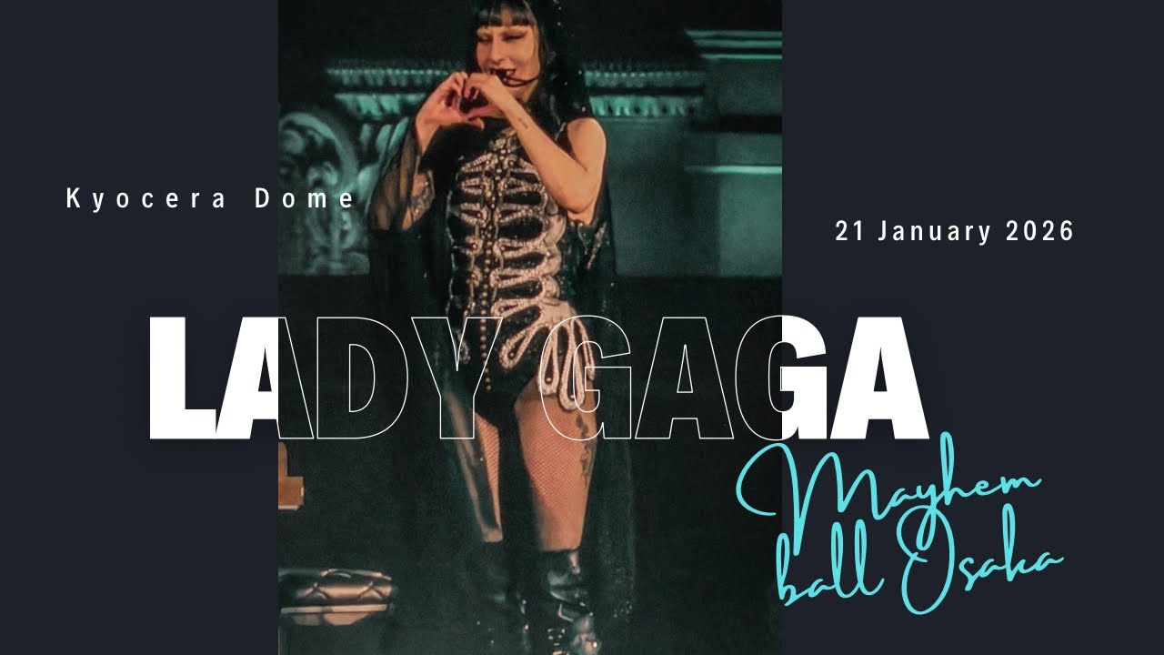 Lady Gaga Mayhem ball Osaka Kyocera dome #ladygaga #mayhemball #live #osaka 