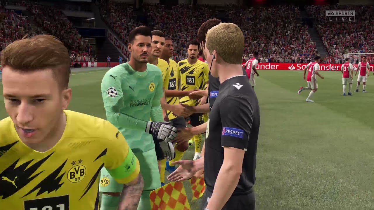 FIFA 21 - Ajax X Borrusia Dortmund  UEFA Champions League PS4 PRO