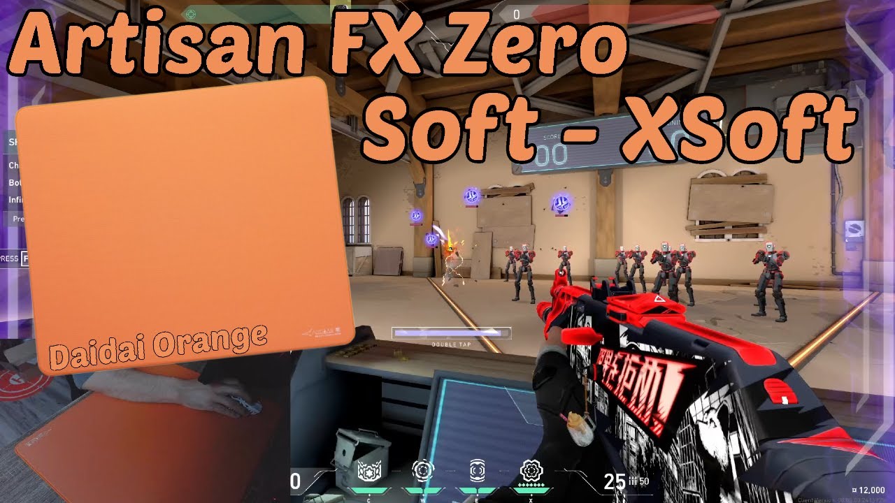 Обзор Artisan FX Zero Soft vs XSoft в Valorant (Лучший коврик для мыши для FPS 2024?)