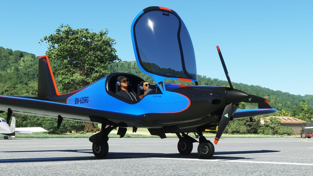 First look at the OrbX Black Wing BW 635 RG in Microsoft Flight Simulator