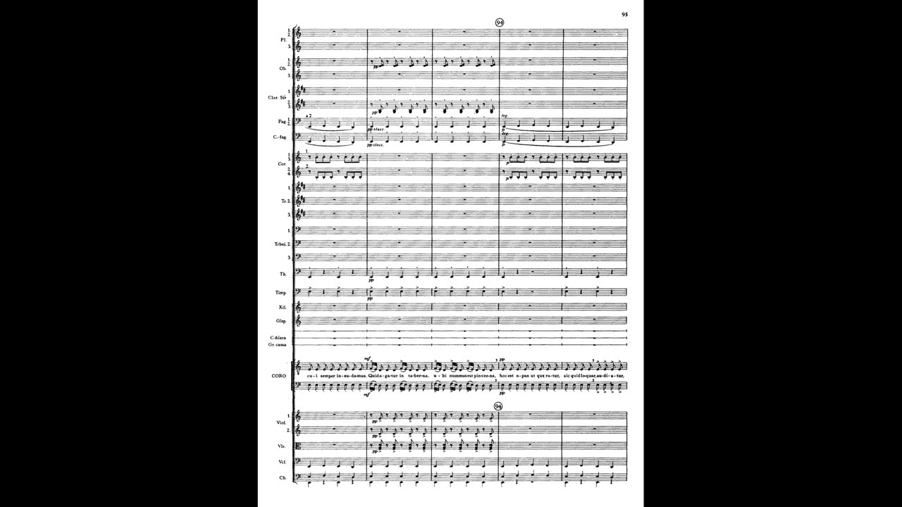 In taberna quando sumus (Carmina Burana - Carl Orff)(Partiture)