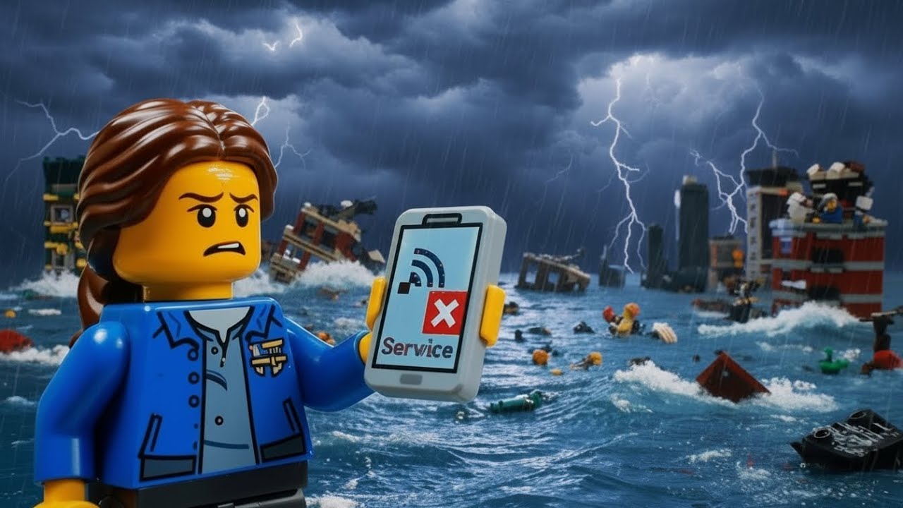 LEGO Drainage Failure &mdash; Streets Turned Into Rivers  #lego  #legocity #drainage  #failure #street