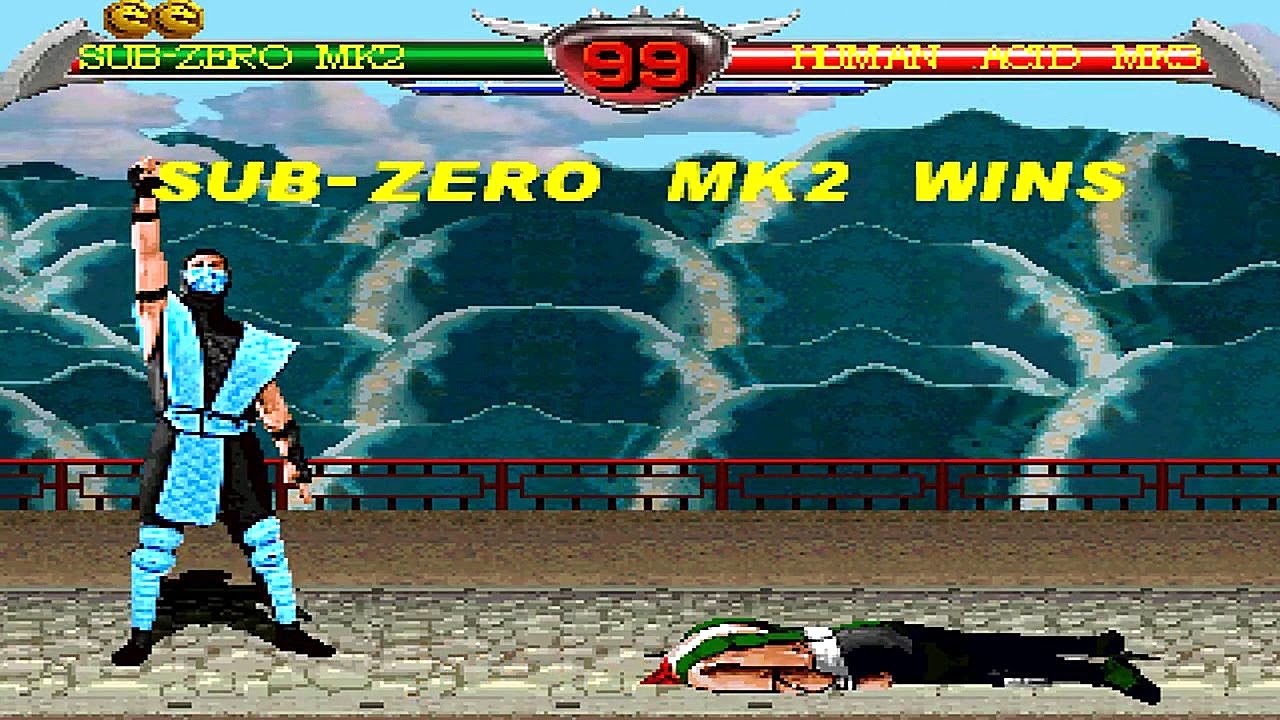 Mortal Kombat Anthology: Ultimate Tournament - MK2 Sub-Zero 4v4 playthrough