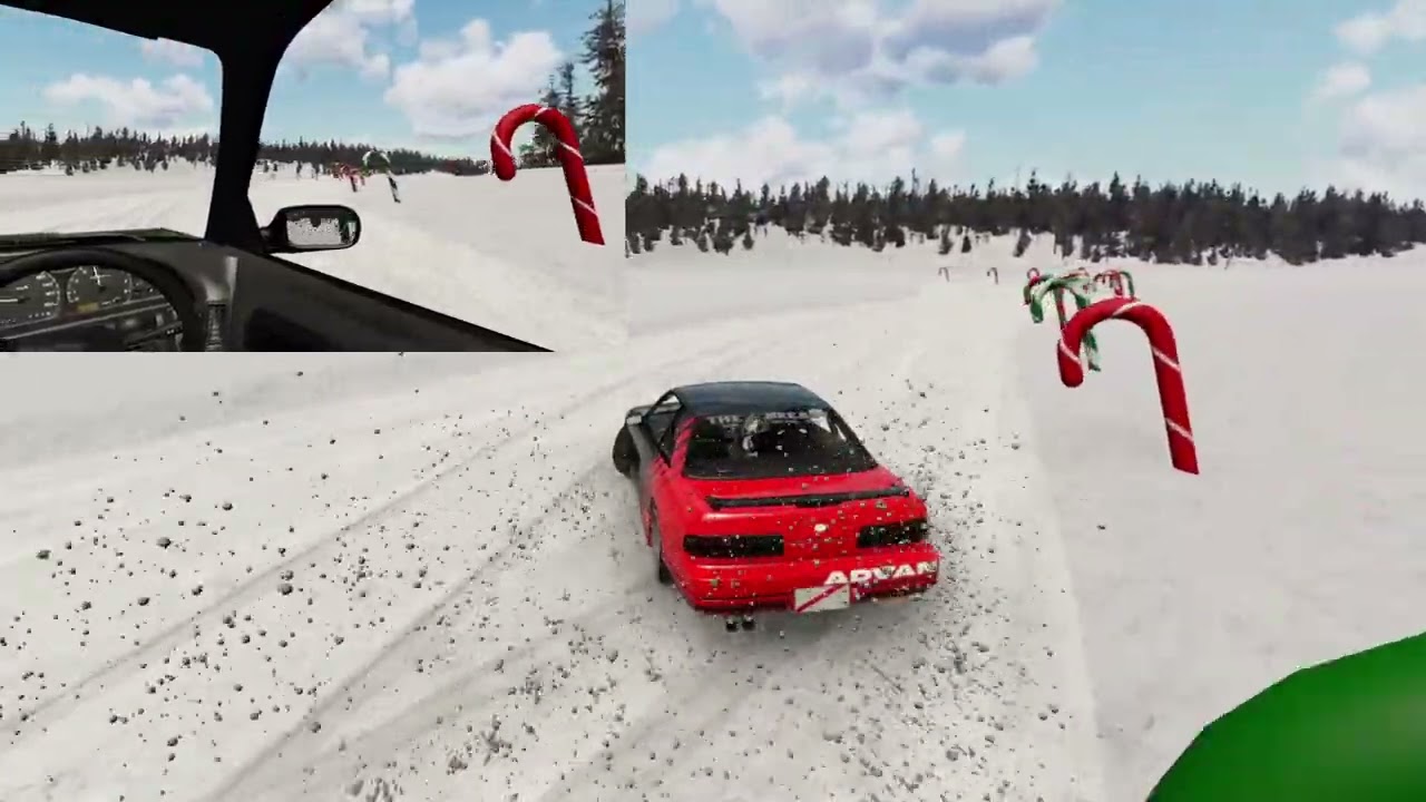 Nissan Silvia S13 Winter at Ghost Lake
