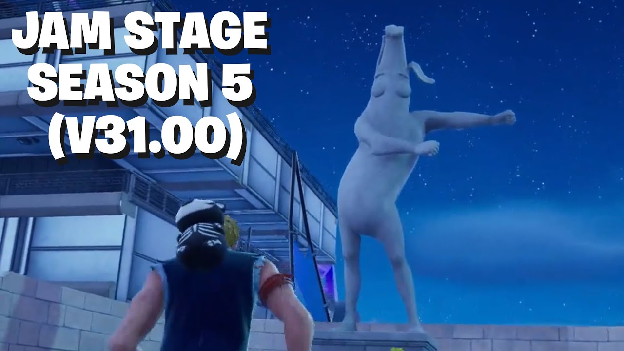 NO MORE SAND! | JAM STAGE | FORTNITE | JAM STAGE MAP UPDATE V31.00 (Full Walkthrough)