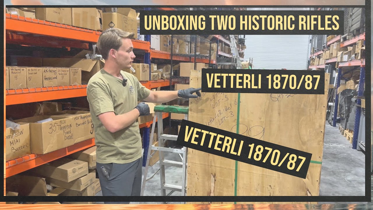 Распаковка двух исторических винтовок: Vetterli 1870/87 и 1870/87/15.