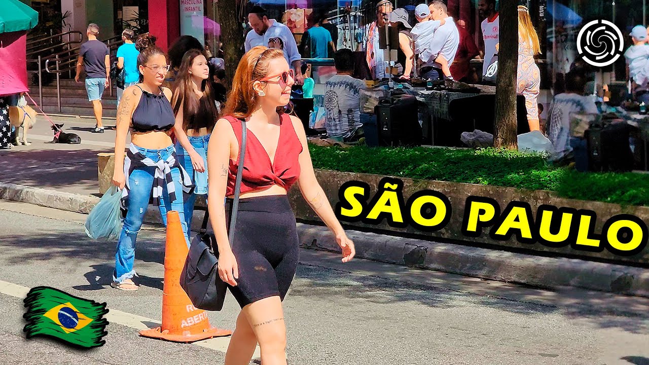 🇧🇷 Walking in São Paulo | Avenida Paulista On Sunday | Brazil, 2023 【 4K UHD 】