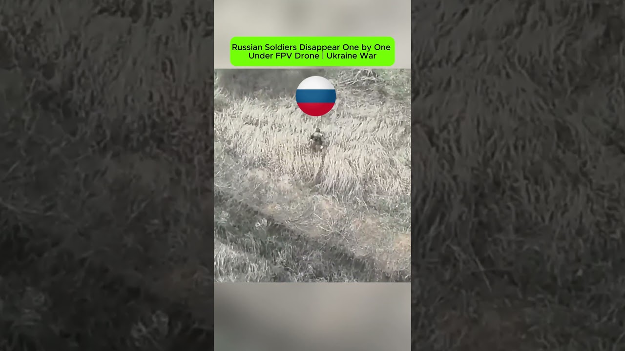 Russian Soldiers Disappear One by One Under FPV Drone  Ukraine War
