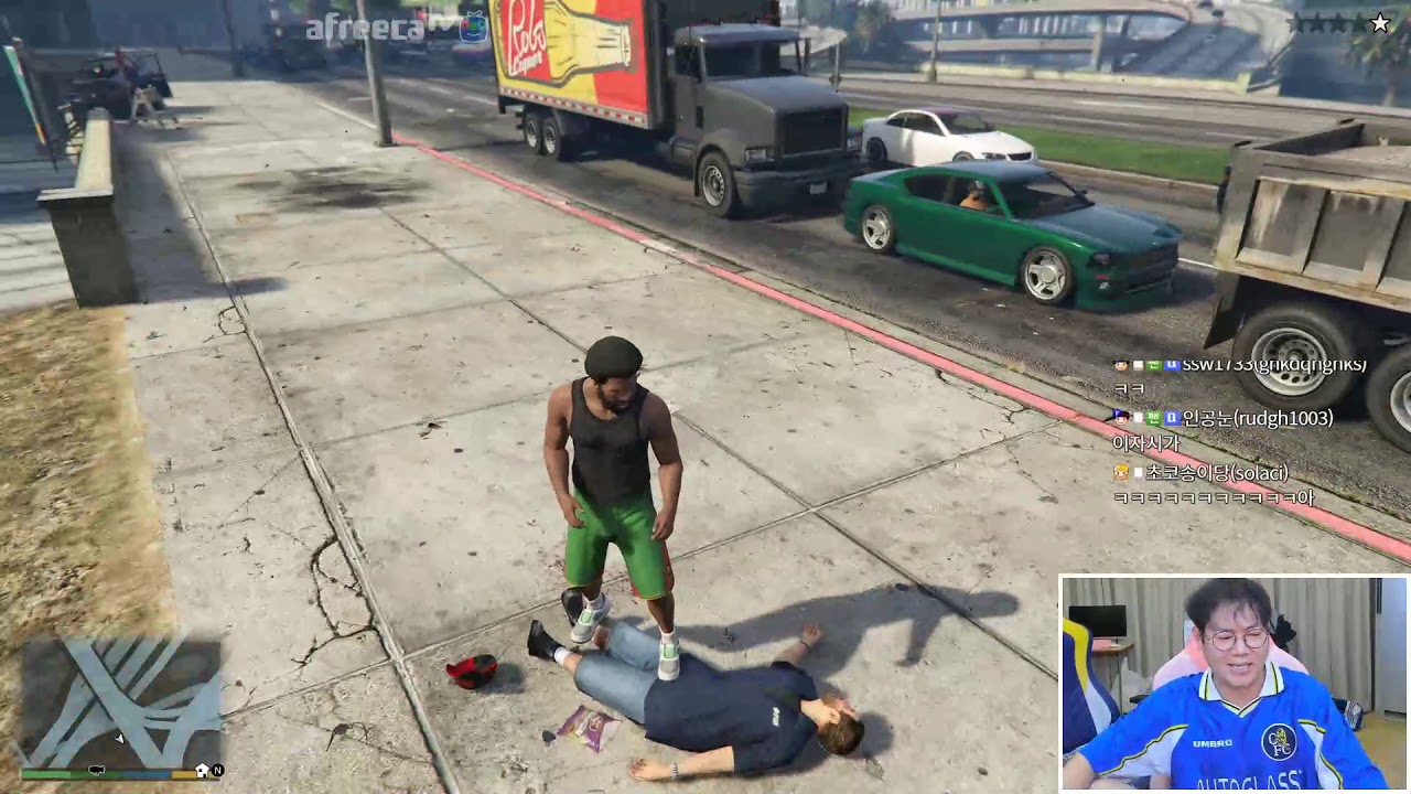 감스트 GTA5 화분여자 레전드편 풀영상!!