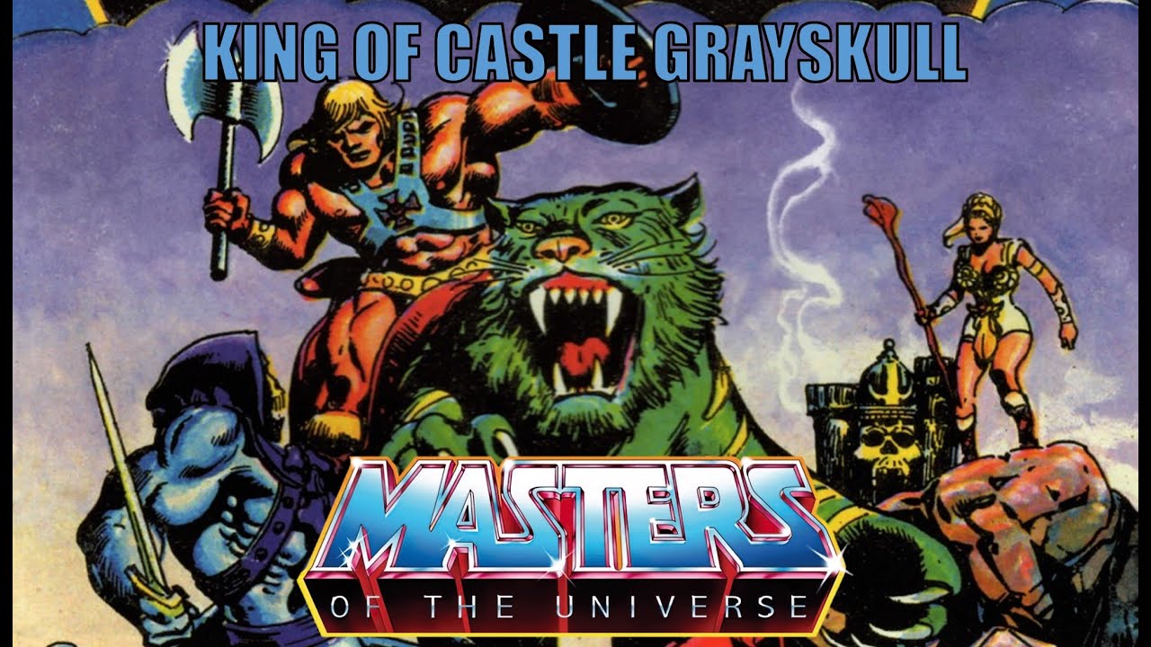 Masters of the Universe - King of Castle Grayskull minicomic narrated w/80s cartoon soundtrack