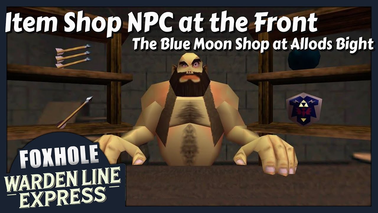 Item Shop NPC for a Day in the MMO WarSim | War 119 | Foxhole