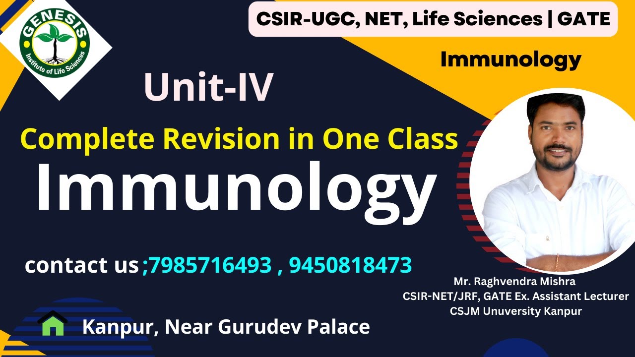 Immunology | Complete Revision in One Class | CSIR-NET- Dec - 2025 | #genesis_institute