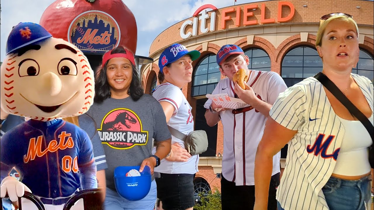 NYC CITI FIELD STADIUM WALK THROUGH: Atlanta Braves and the New York Mets | NYC 4k Walk