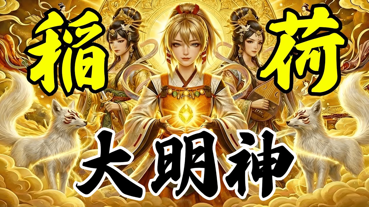 【2026年 逆転の刻】宇迦之御魂×弁財天の抱擁｜黄金の稲穂が停滞した富を動かし、無限の豊かさを招く。