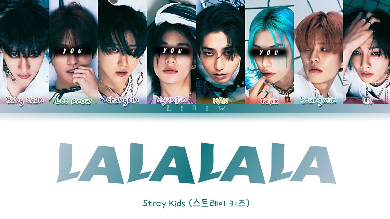 Stray Kids || LALALALA but you are Lee Know, Hyunjin & Felix (Color Coded Lyrics Karaoke)