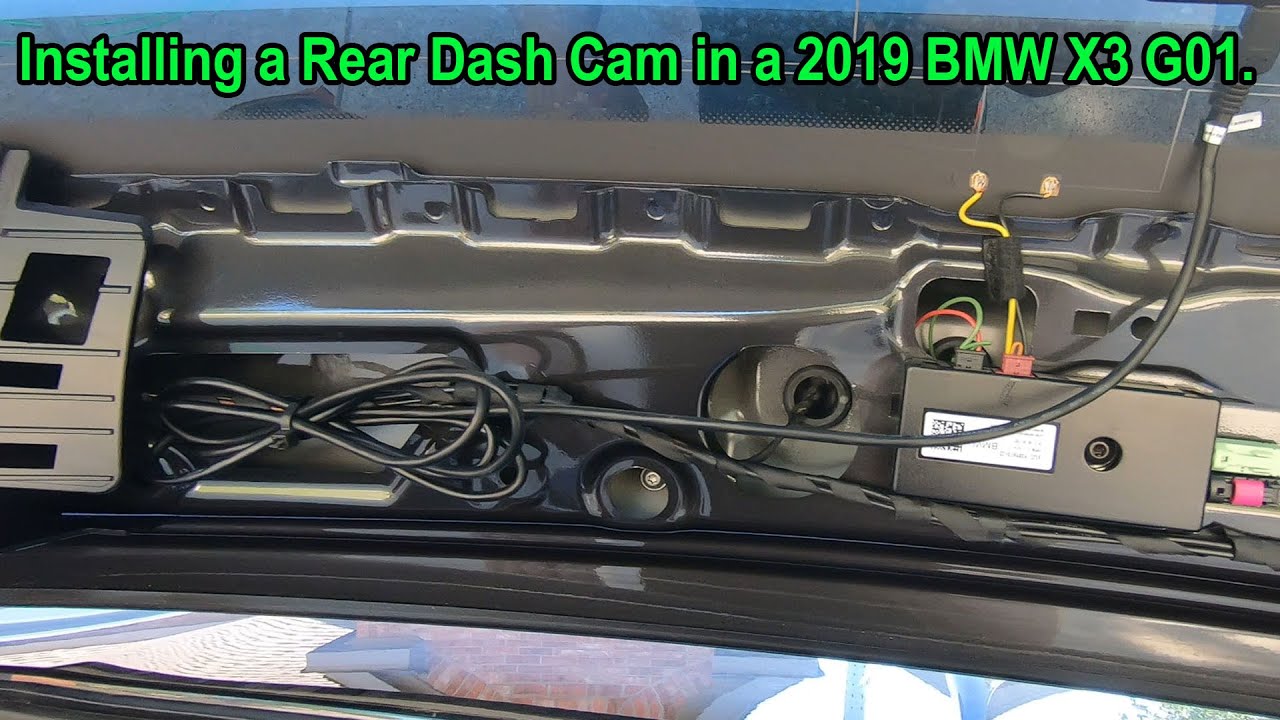 Fast and Easy Rear Dash Cam Install in a 2019 BMW X3 G01. Part 2.