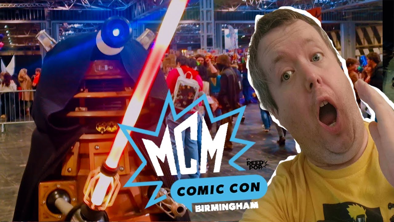 MCM Comic Con Birmingham 2024 Vlog DanDaDan Dalek and cosplay dancing 4K